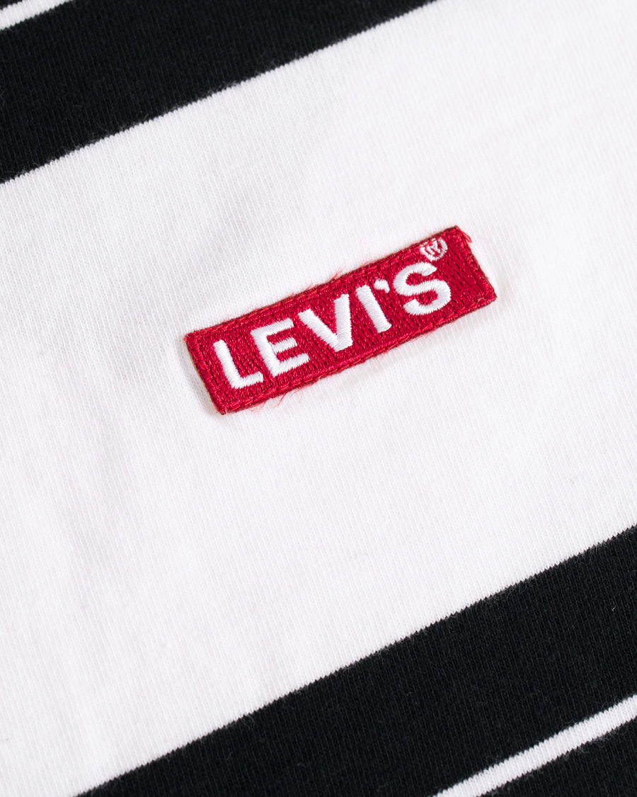Herr | T-Shirts | Levi's | Baby Tab Stripe Tee Black/White