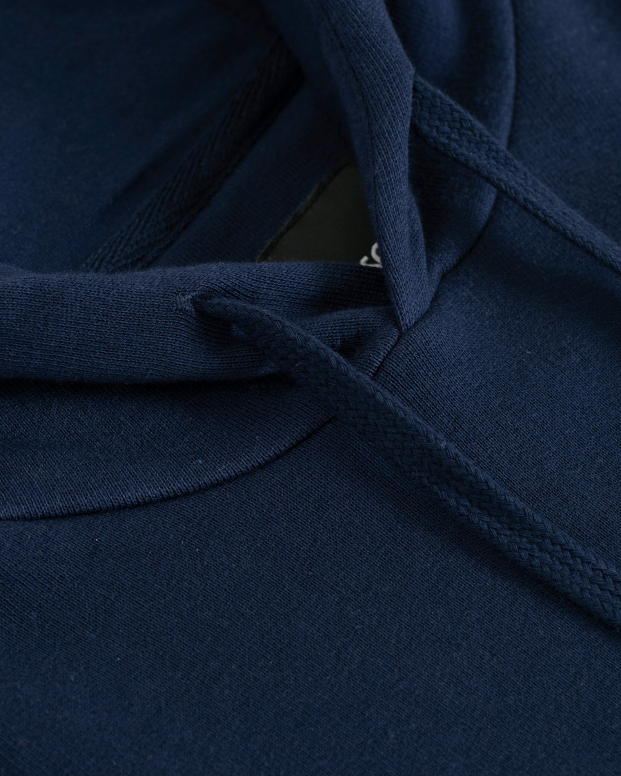 Herr | Tröjor | Lyle & Scott | Stripe Hoodie Navy/White