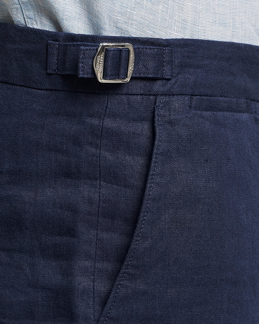 Herr | Shorts | Orlebar Brown | Norwich Linen Shorts Navy