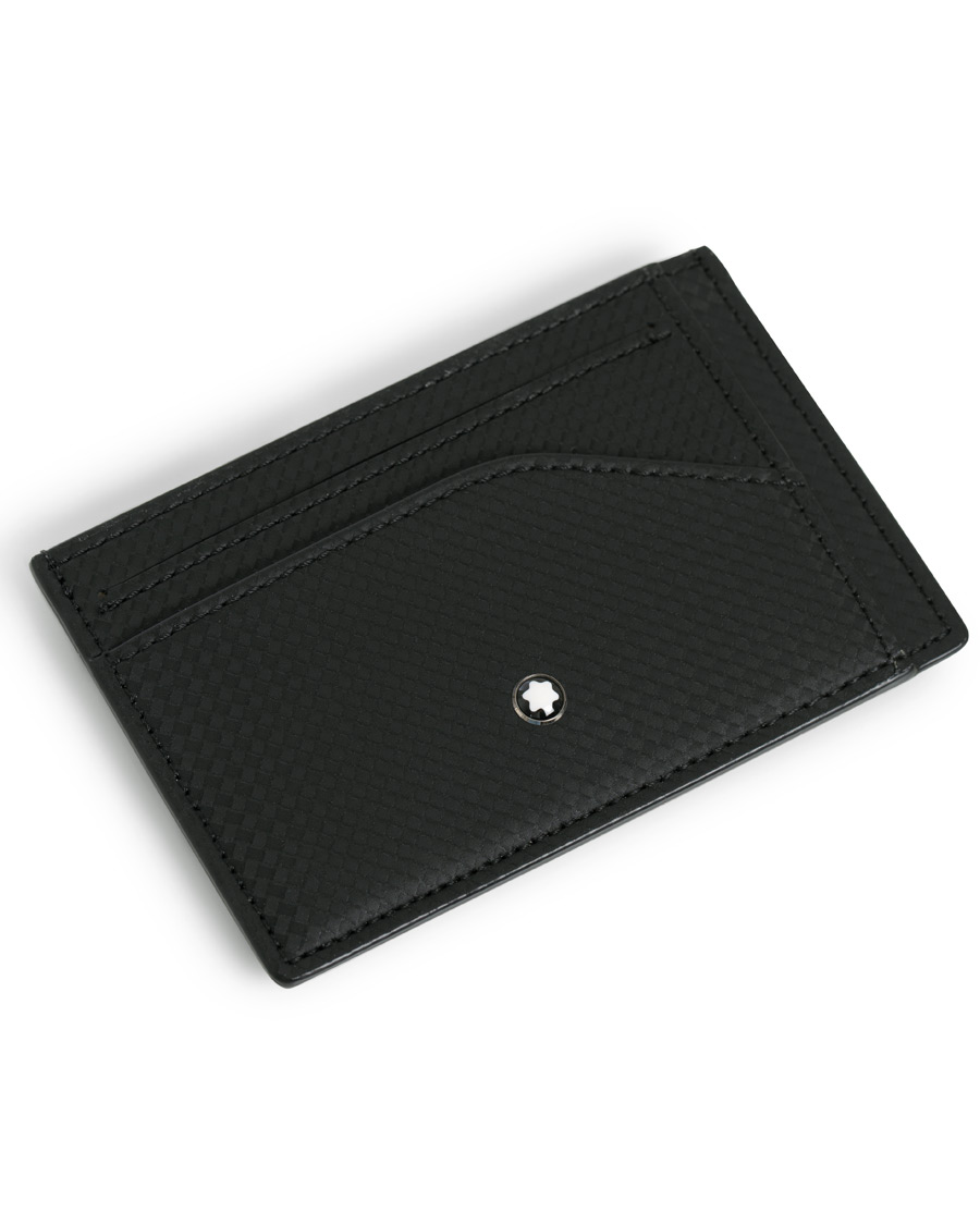 Herr | Montblanc Extreme 2.0 Pocket Holder 6cc Carbon Leather Black | Montblanc | Extreme 2.0 Pocket Holder 6cc Carbon Leather Black