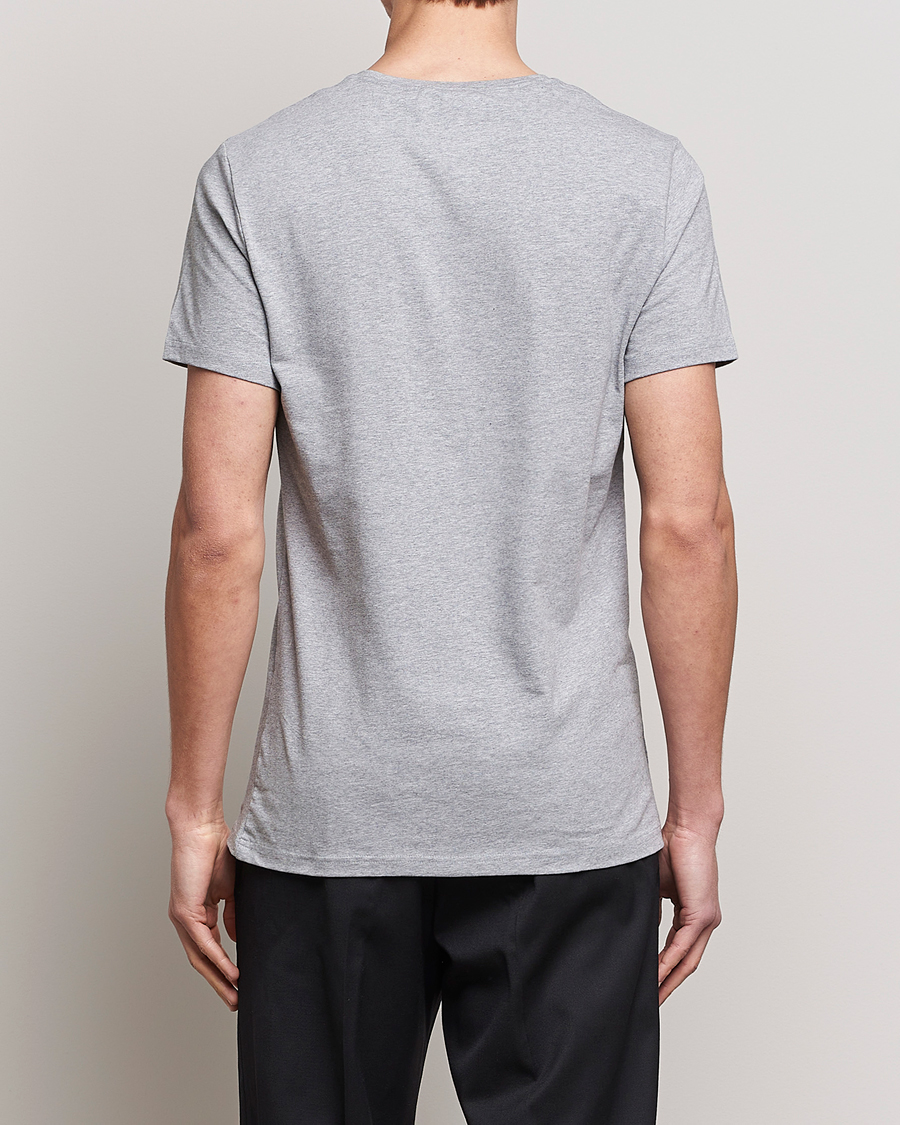 Herr | T-Shirts | Bread & Boxers | 2-Pack Crew Neck Tee Grey Melange