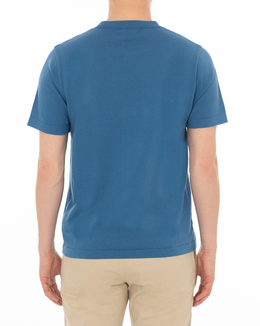 Herr | T-Shirts | J.Crew | Pima/Silk T-shirt Deep Blue