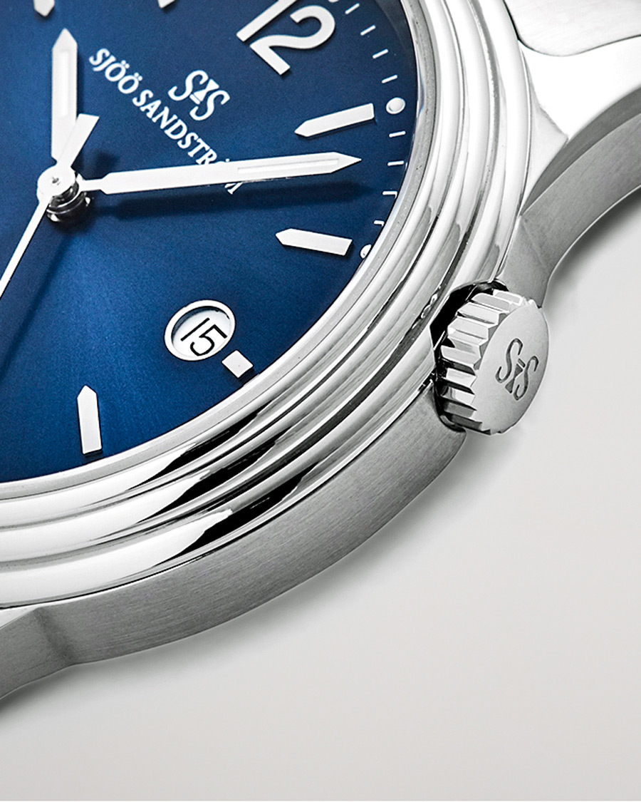 Herr | Sjöö Sandström Royal Steel Classic 41mm Blue and Steel | Sjöö Sandström | Royal Steel Classic 41mm Blue and Steel