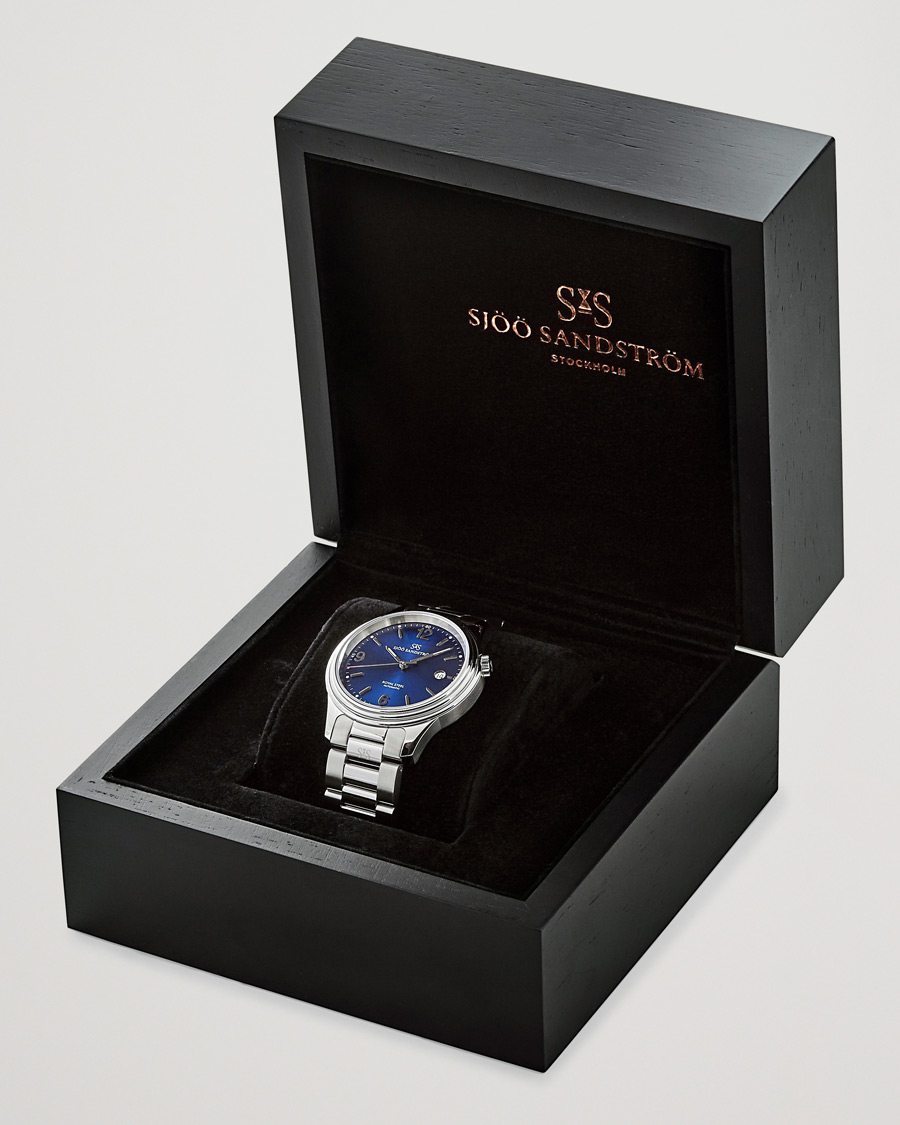Herr | Sjöö Sandström Royal Steel Classic 41mm Blue and Steel | Sjöö Sandström | Royal Steel Classic 41mm Blue and Steel