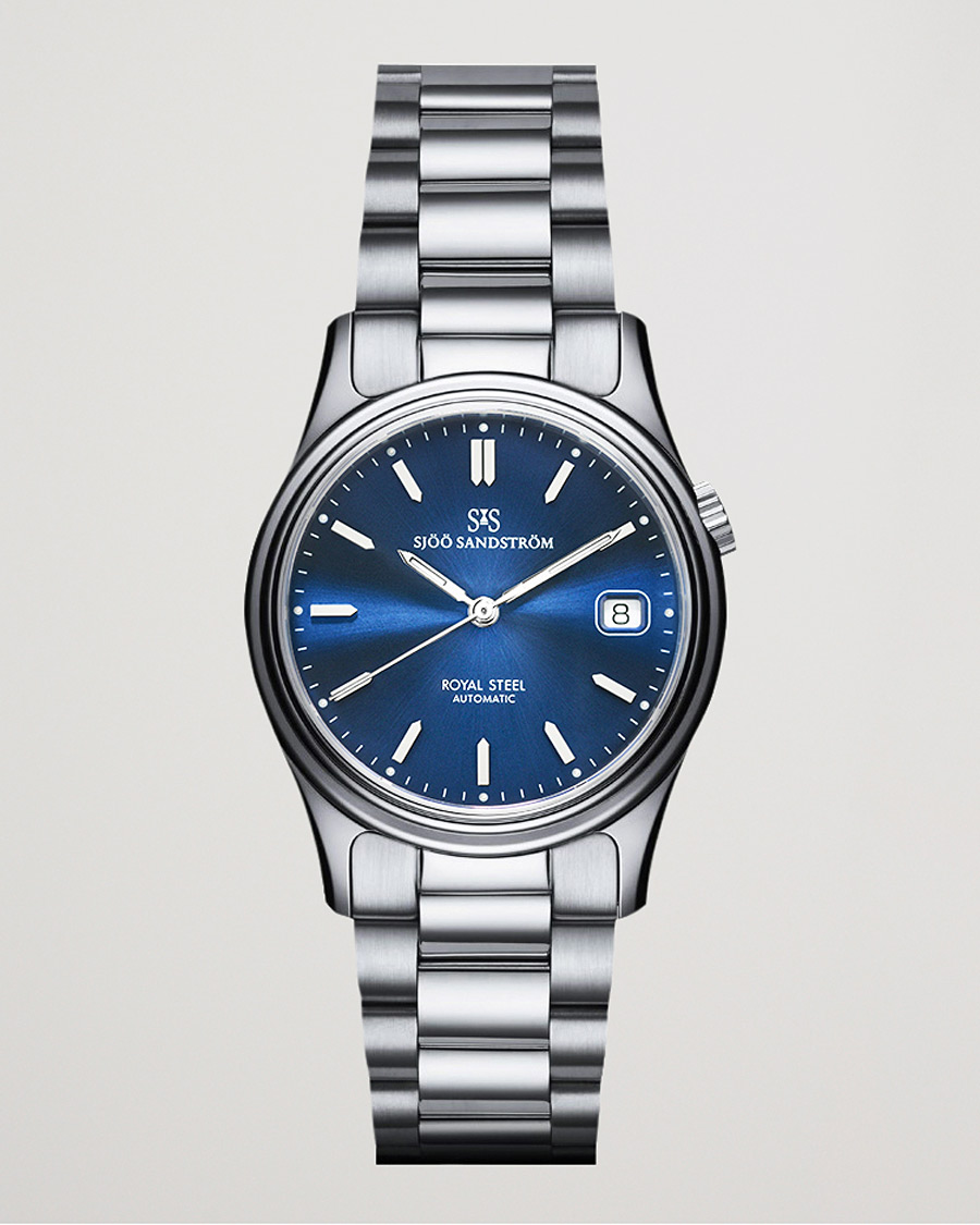 Herr | Sjöö Sandström Royal Steel Classic 36mm Blue and Steel | Sjöö Sandström | Royal Steel Classic 36mm Blue and Steel
