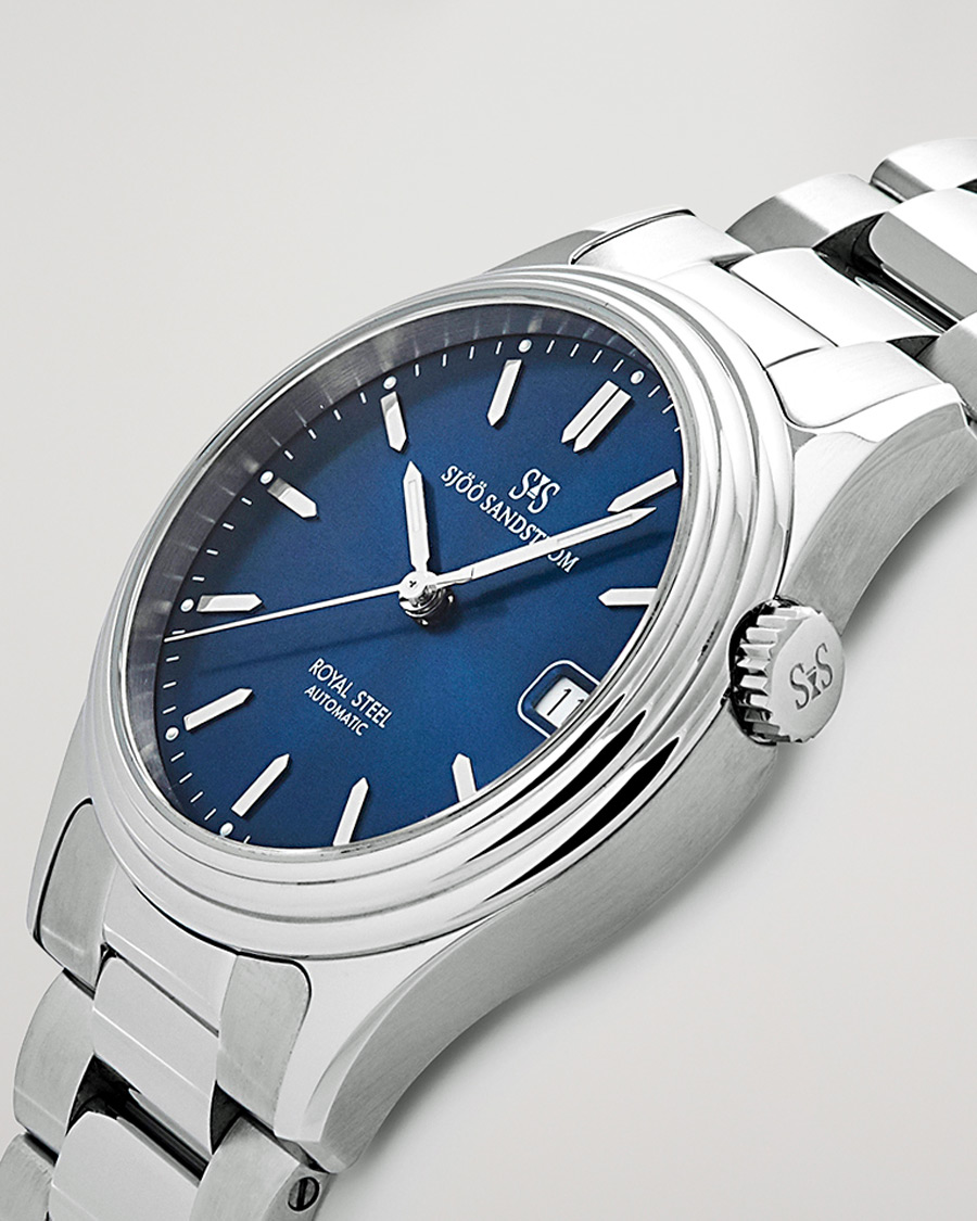Herr | Sjöö Sandström Royal Steel Classic 36mm Blue and Steel | Sjöö Sandström | Royal Steel Classic 36mm Blue and Steel