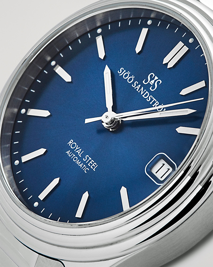 Herr | Sjöö Sandström Royal Steel Classic 36mm Blue and Steel | Sjöö Sandström | Royal Steel Classic 36mm Blue and Steel