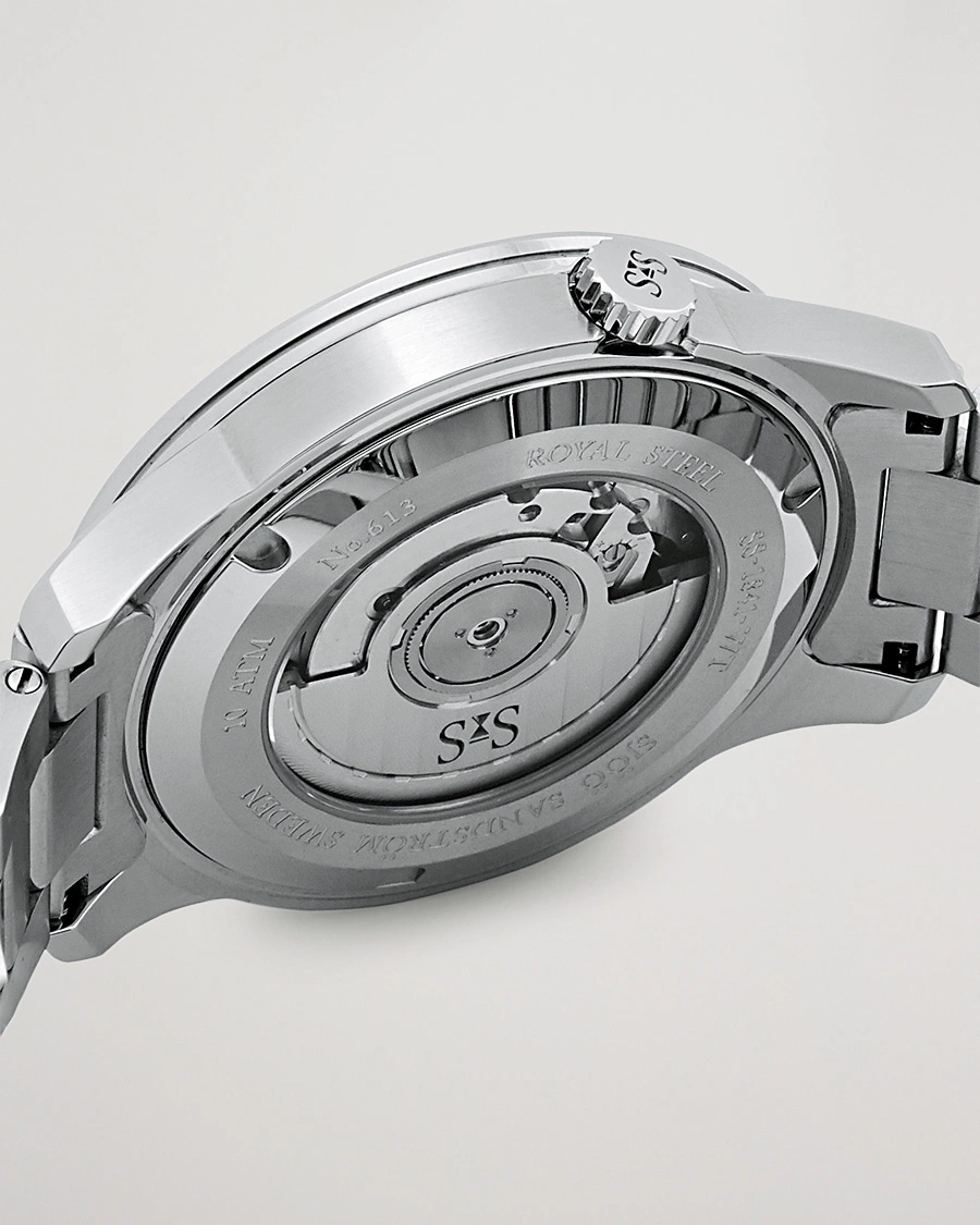 Herr | Sjöö Sandström Royal Steel Worldtimer 41mm Blue with Steel | Sjöö Sandström | Royal Steel Worldtimer 41mm Blue with Steel