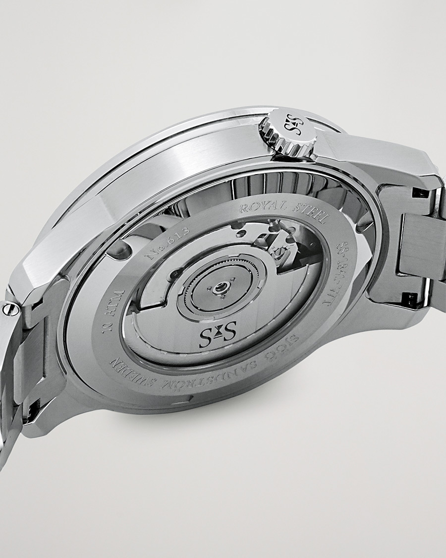 Herr | Sjöö Sandström Royal Steel Worldtimer 41mm Blue with Steel | Sjöö Sandström | Royal Steel Worldtimer 41mm Blue with Steel