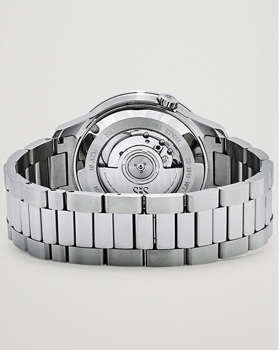 Herr | Sjöö Sandström Royal Steel Worldtimer 41mm Blue with Steel | Sjöö Sandström | Royal Steel Worldtimer 41mm Blue with Steel