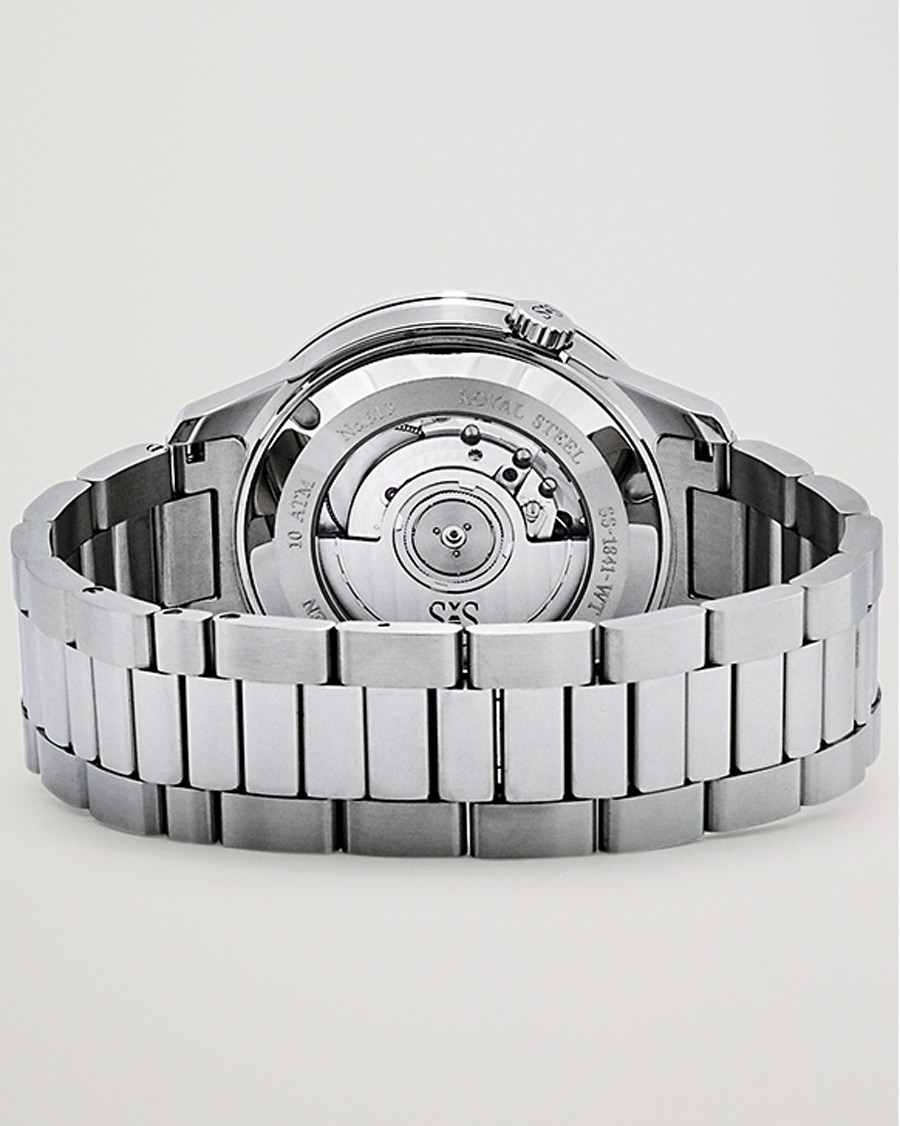 Herr | Sjöö Sandström Royal Steel Worldtimer 41mm Blue with Steel | Sjöö Sandström | Royal Steel Worldtimer 41mm Blue with Steel