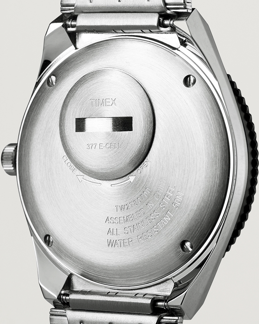 Herr | Timex Q Reissue 1979 Silver/Blue Dial | Timex | Q Reissue 1979 Silver/Blue Dial
