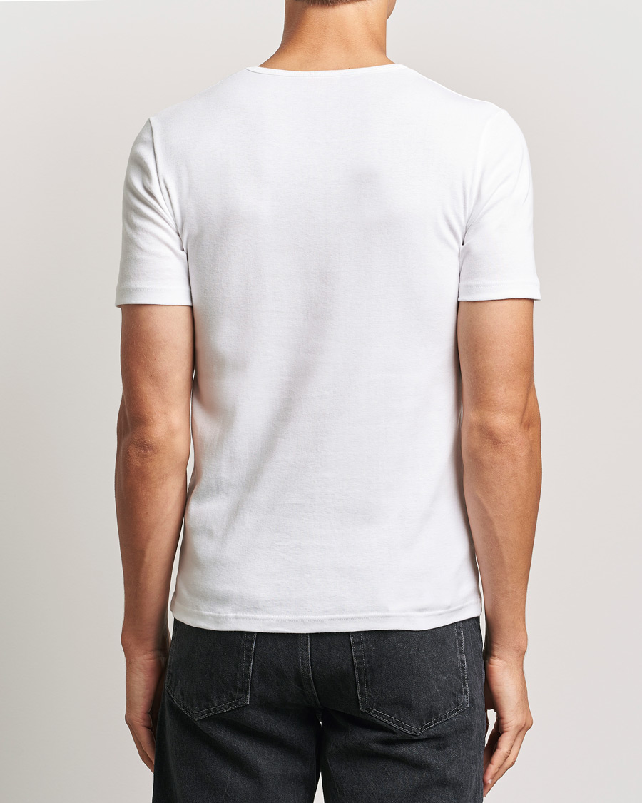 Herr | T-Shirts | Armor-lux | 2-Pack Crew Neck T-Shirt White/Rich Navy