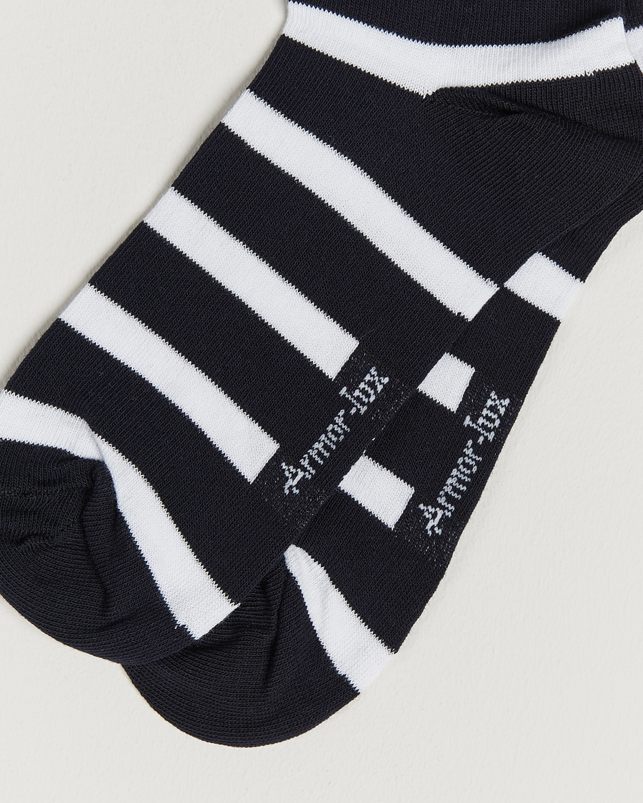 Herr | Avdelningar | Armor-lux | Loer Stripe Sock Rich Navy/White