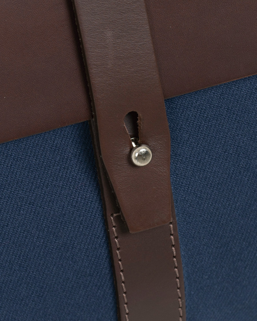 Herr | Chapman Bags Wye Work Canvas Briefcase Navy | Chapman Bags | Wye Work Canvas Briefcase Navy