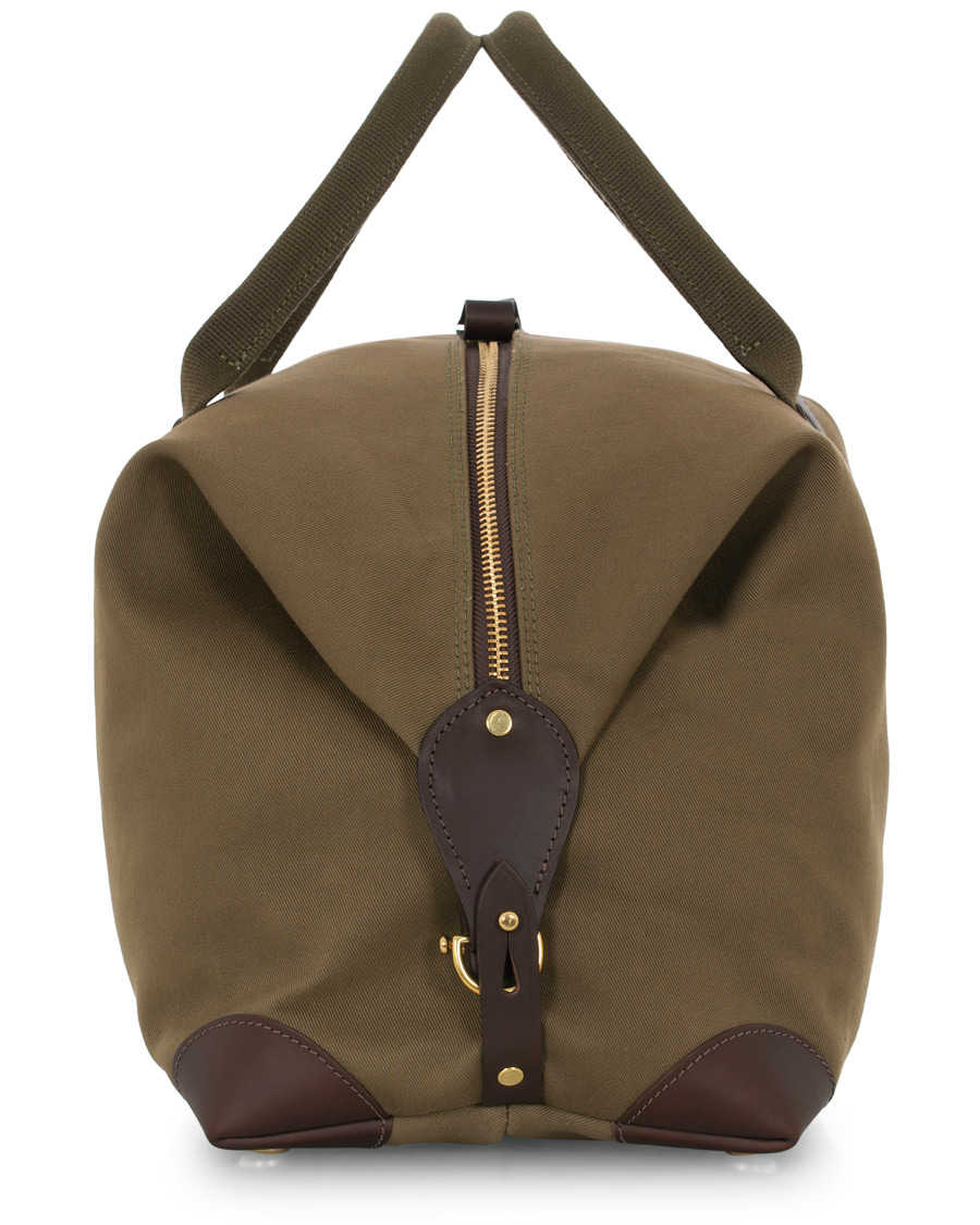 Herr | Chapman Bags Medium Classic Holdall Canvas Weekendbag Deep Olive | Chapman Bags | Medium Classic Holdall Canvas Weekendbag Deep Olive
