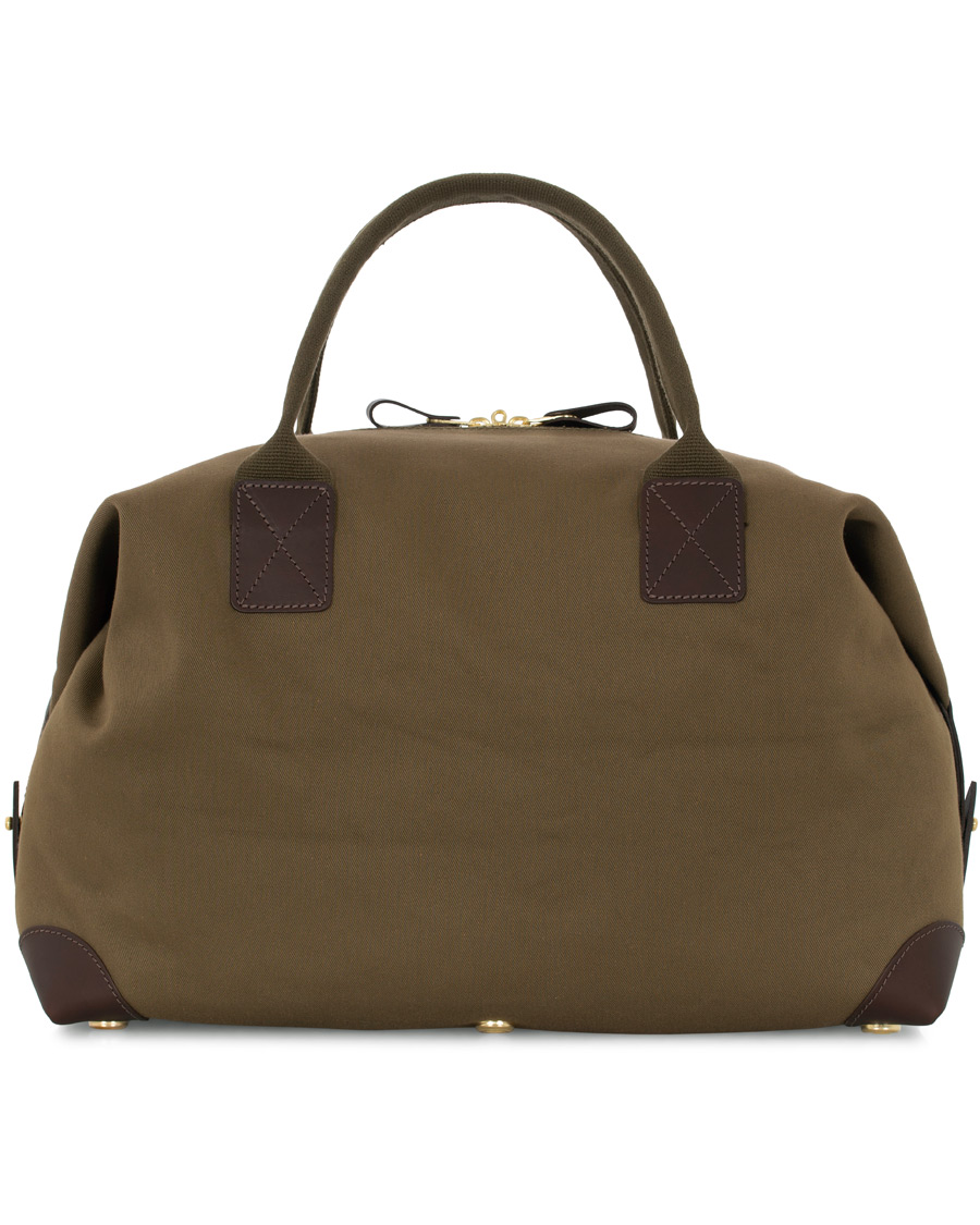 Herr | Chapman Bags Medium Classic Holdall Canvas Weekendbag Deep Olive | Chapman Bags | Medium Classic Holdall Canvas Weekendbag Deep Olive