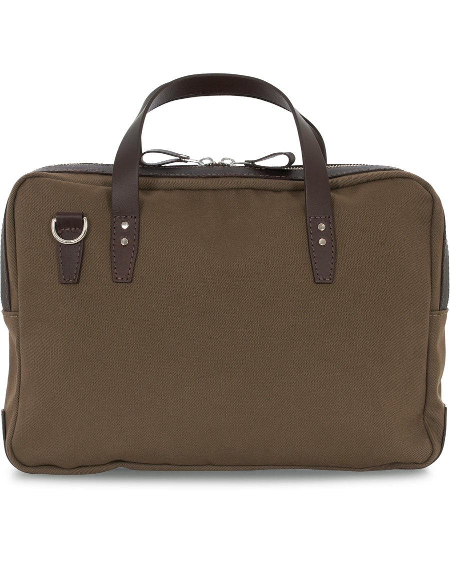 Herr | Chapman Bags Bovey Canvas Briefcase Olive | Chapman Bags | Bovey Canvas Briefcase Olive