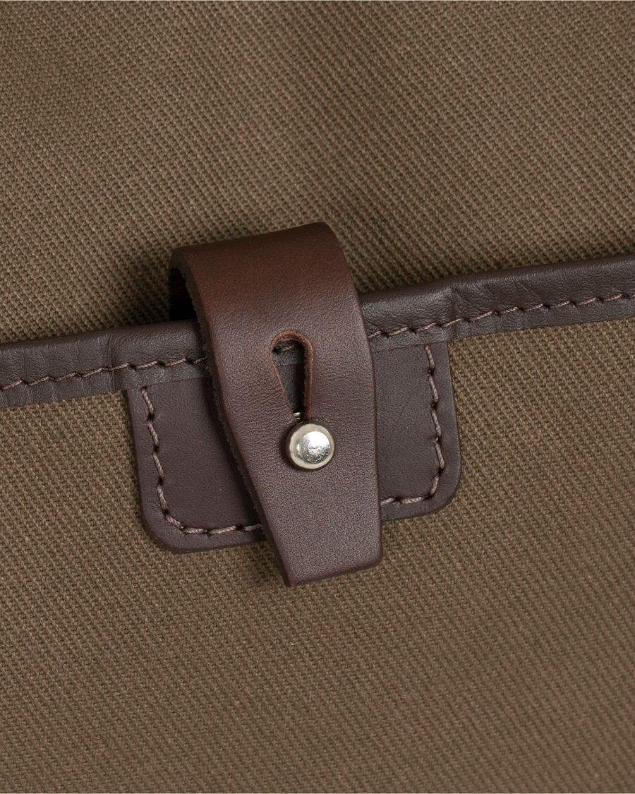 Herr | Chapman Bags Bovey Canvas Briefcase Olive | Chapman Bags | Bovey Canvas Briefcase Olive