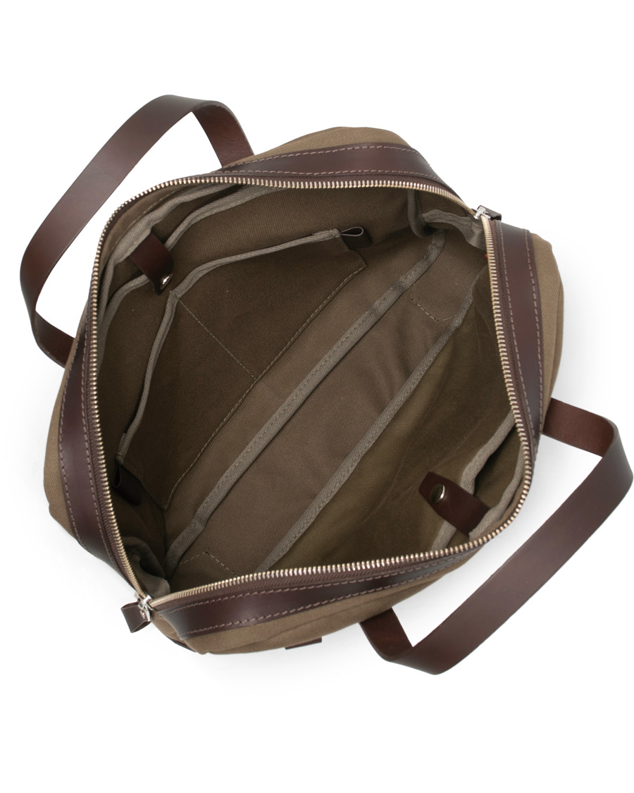 Herr | Chapman Bags Bovey Canvas Briefcase Olive | Chapman Bags | Bovey Canvas Briefcase Olive