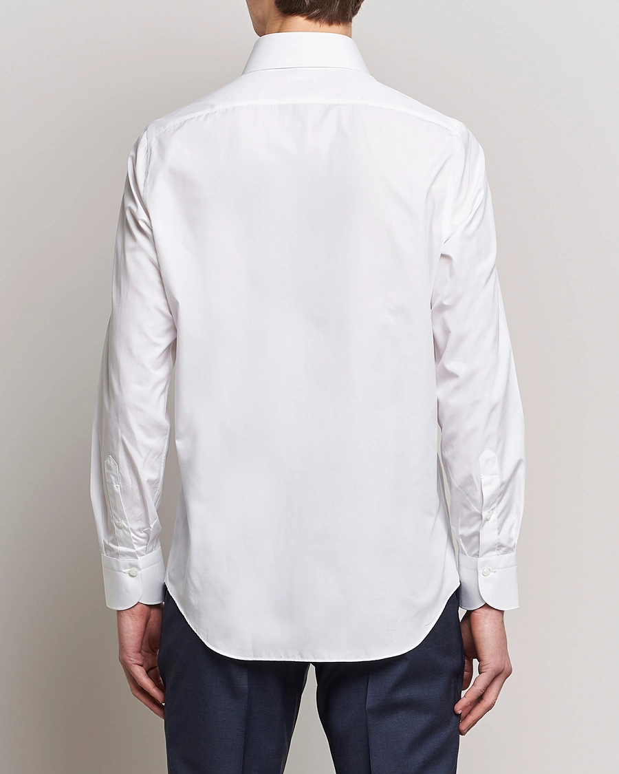 Herr | Skjortor | Finamore Napoli | Milano Slim Fit Classic Shirt White
