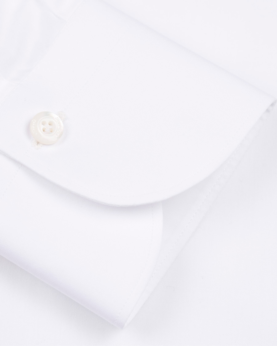 Herr | Skjortor | Finamore Napoli | Milano Slim Fit Classic Shirt White