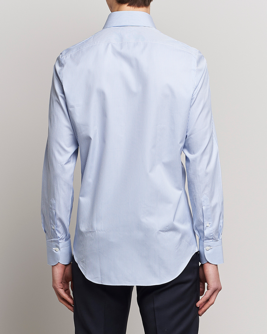 Herr | Skjortor | Finamore Napoli | Milano Slim Fit Classic Shirt Blue