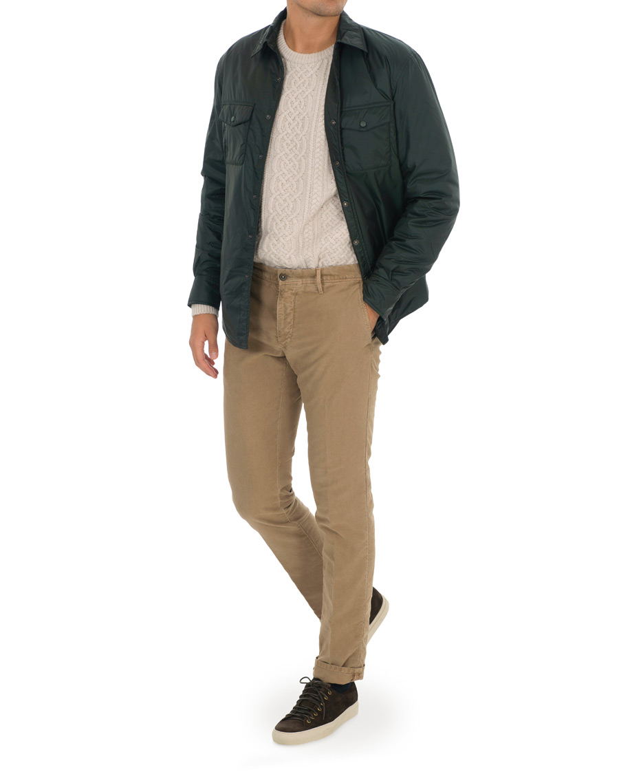 Herr | Jackor | Aspesi | Marvin Nylon Shirt Jacket Dark Green