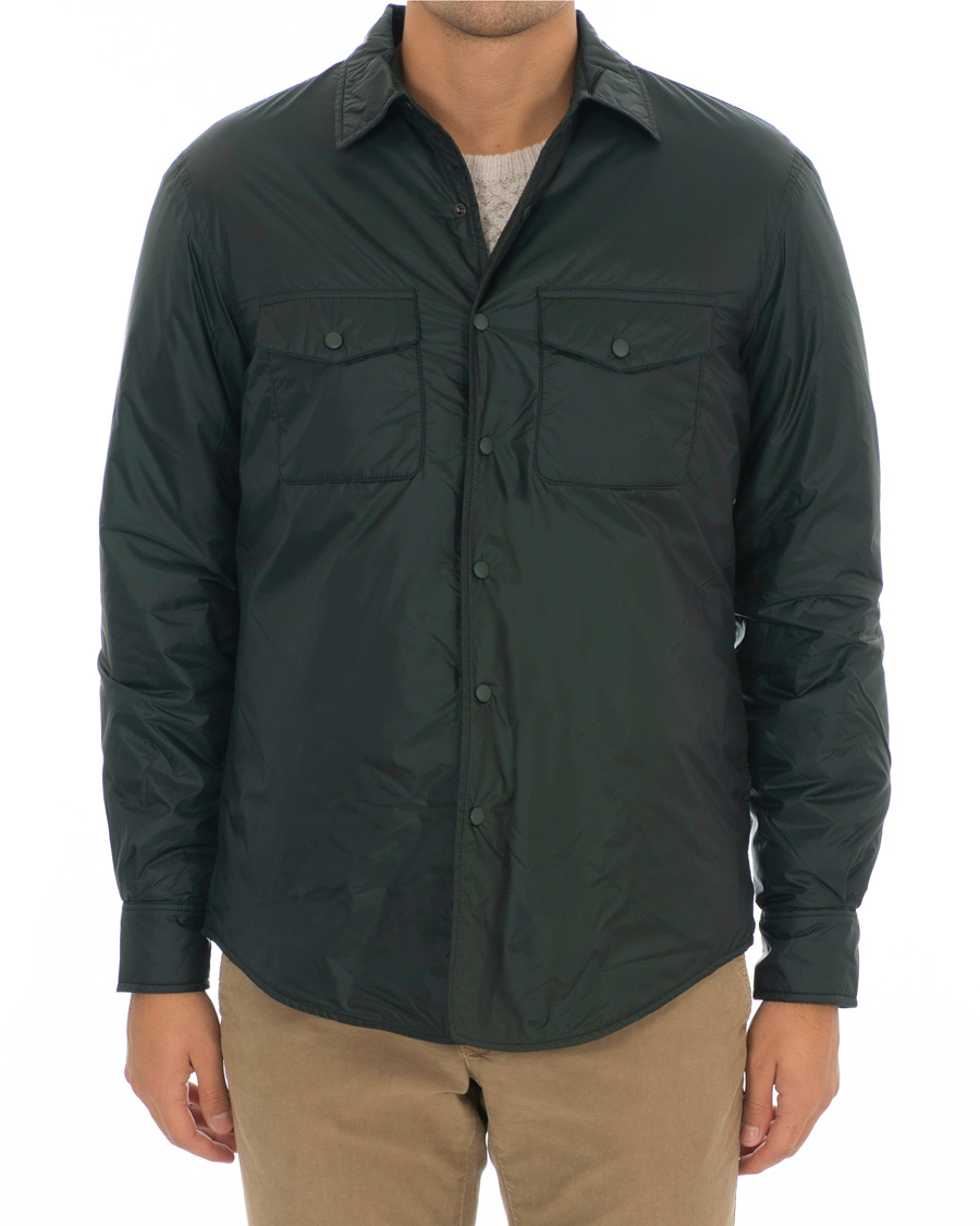 Herr | Jackor | Aspesi | Marvin Nylon Shirt Jacket Dark Green