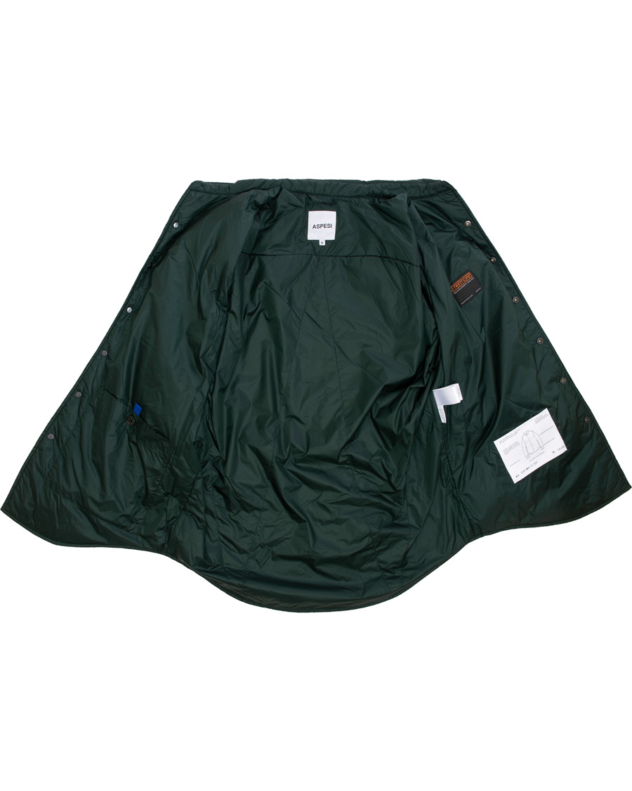 Herr | Jackor | Aspesi | Marvin Nylon Shirt Jacket Dark Green