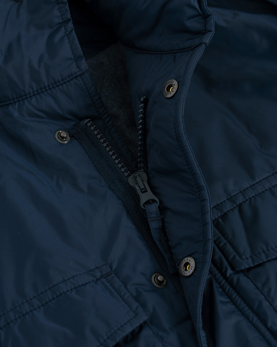 Herr | Jackor | Aspesi | Minifield Wool Lined Field Jacket Dark Blue