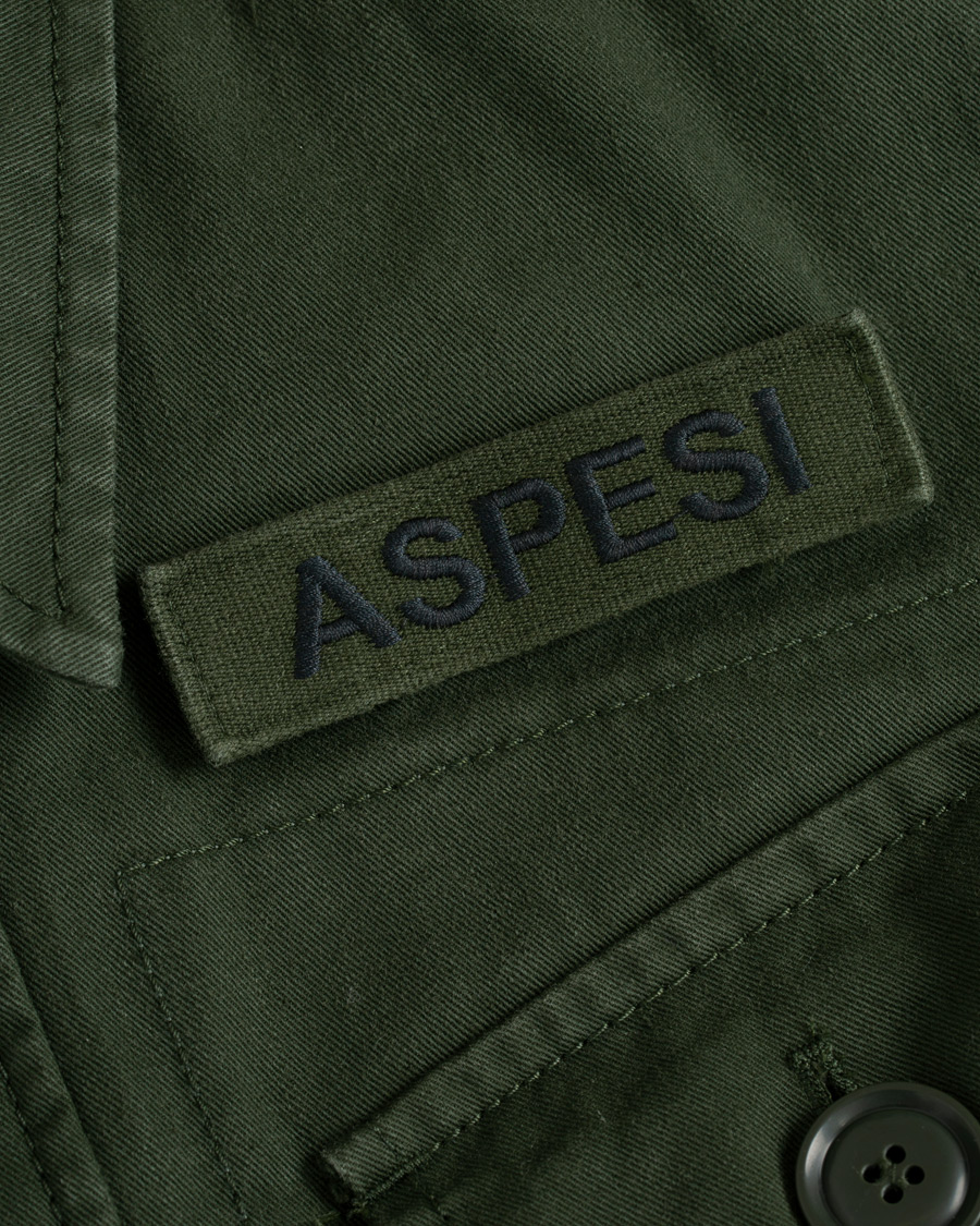 Herr | Jackor | Aspesi | Vancouver Thermore Lining Cotton Field Jacket Military