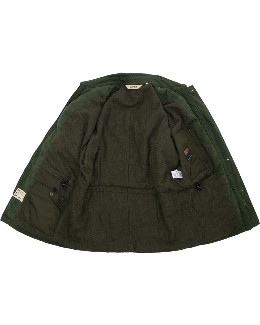 Herr | Jackor | Aspesi | Vancouver Thermore Lining Cotton Field Jacket Military