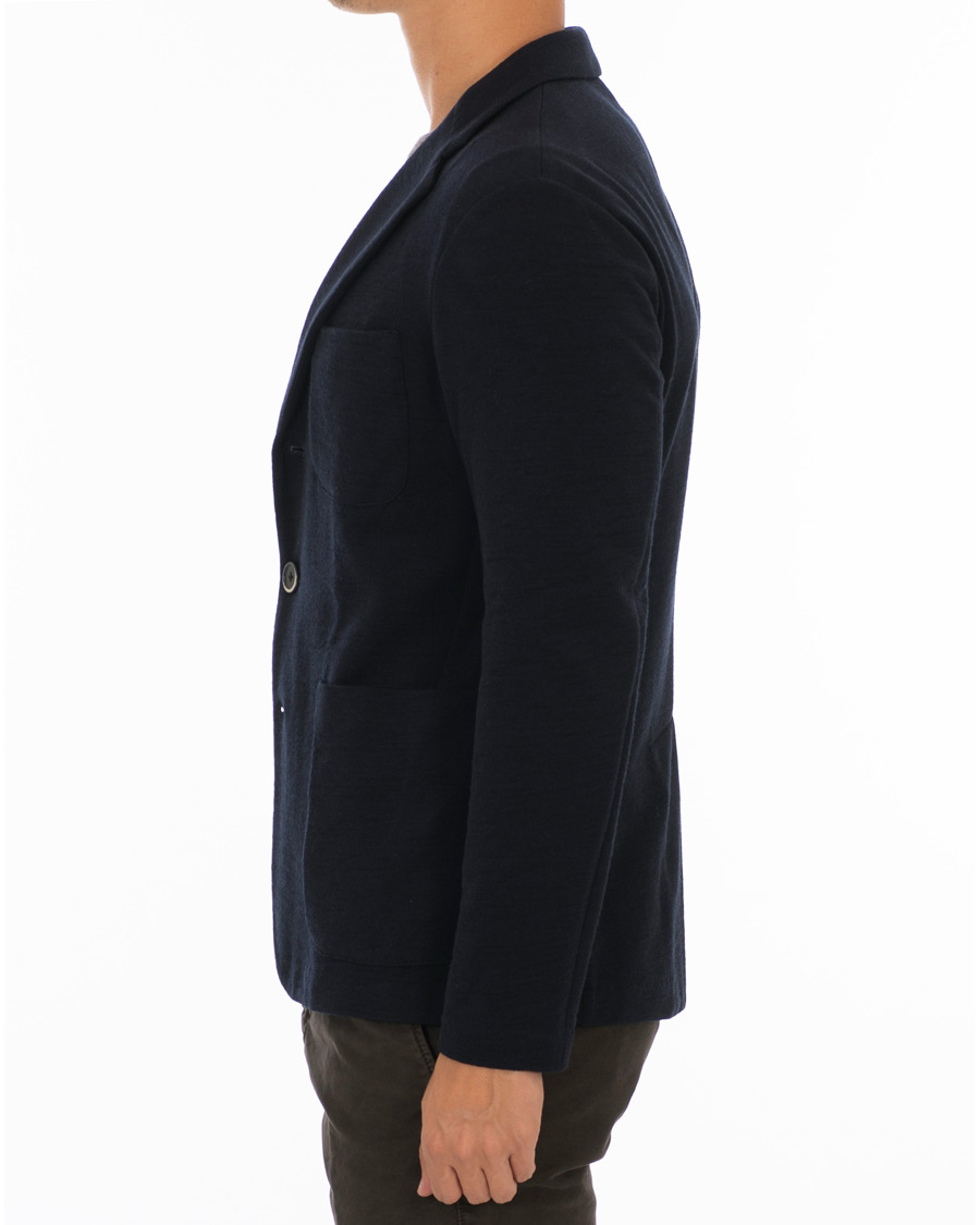 Herr | Kavajer | Barena | Torceo Jersey Blazer Navy