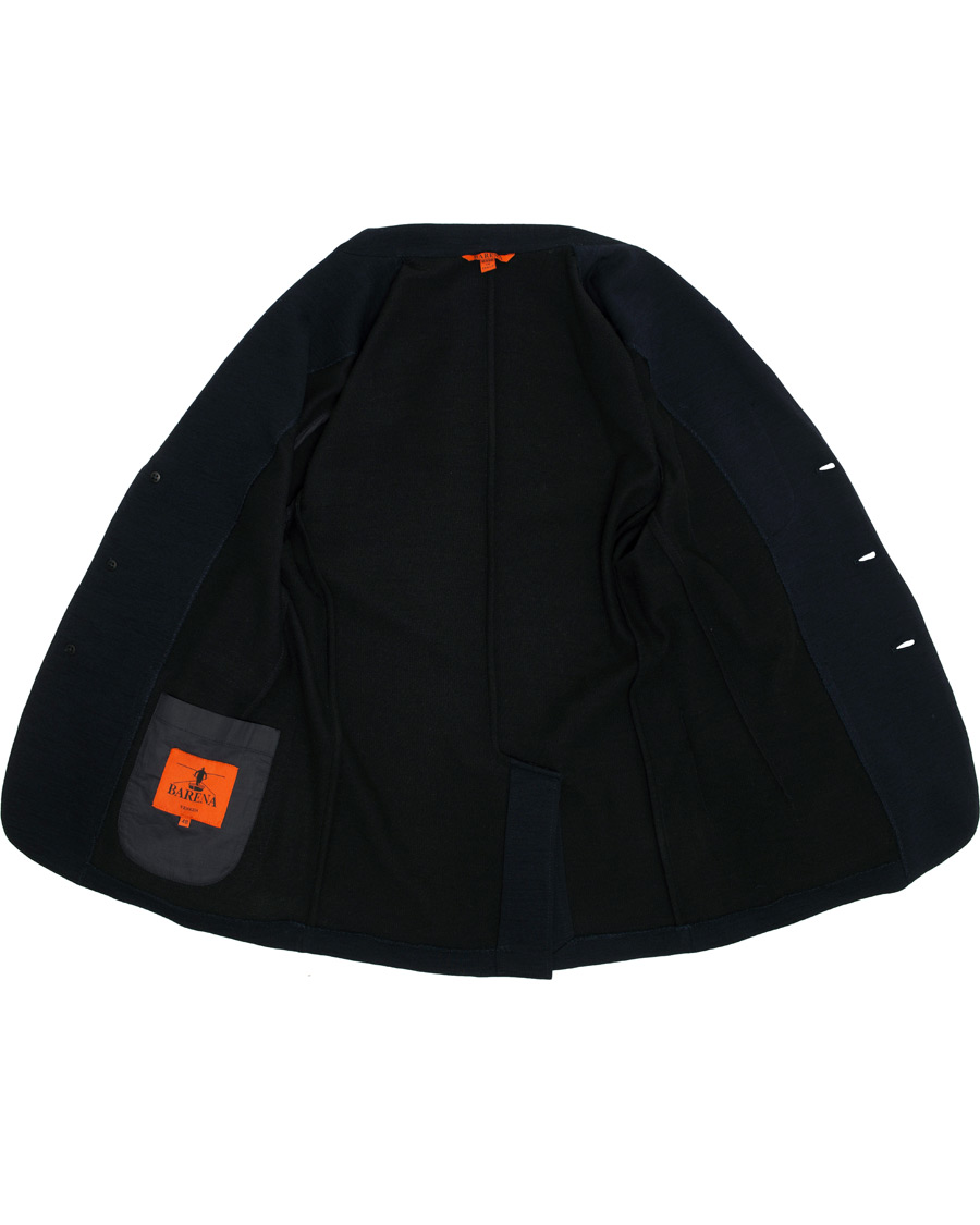 Herr | Kavajer | Barena | Torceo Jersey Blazer Navy