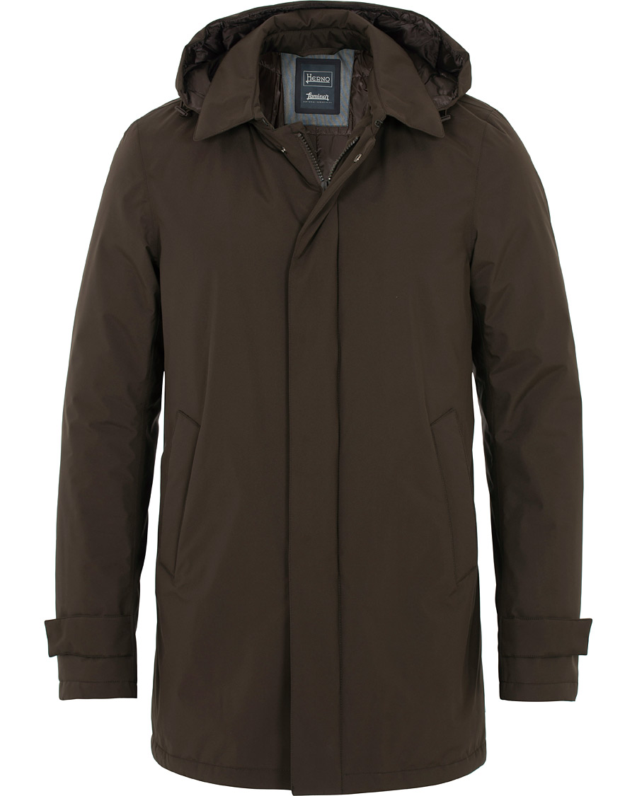 Herr | Jackor | Herno | Laminar Padded Coat Brown