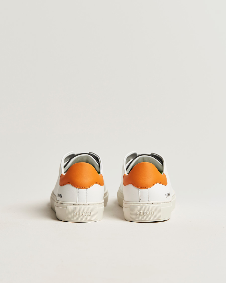 Herr | Axel Arigato Clean 90 Triple Sneaker White/Orange | Axel Arigato | Clean 90 Triple Sneaker White/Orange