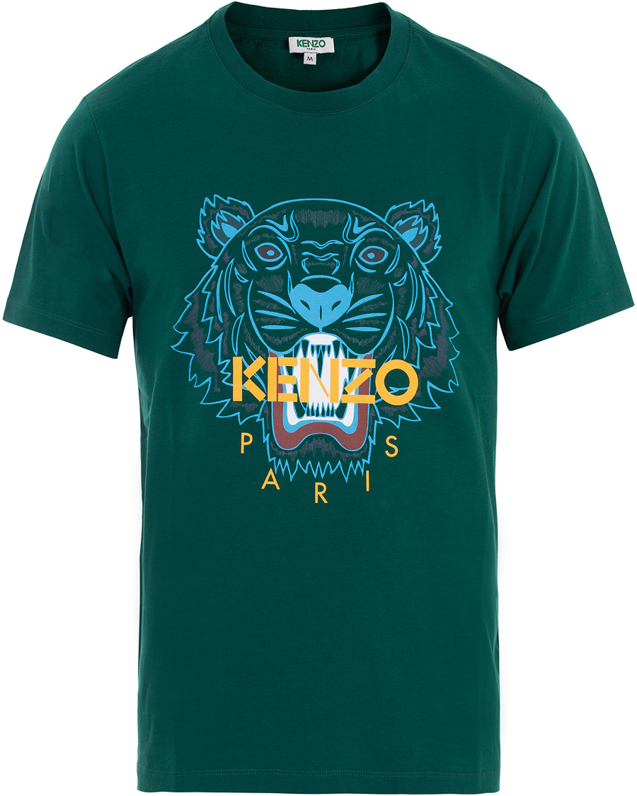 Herr | T-Shirts | KENZO | Icon Tiger T-shirt Green