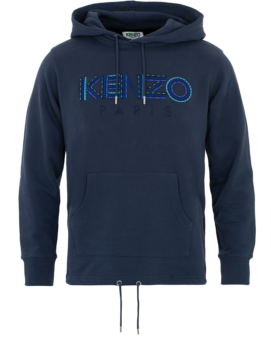 Herr | Tröjor | KENZO | Paris Cords Hoodie Navy