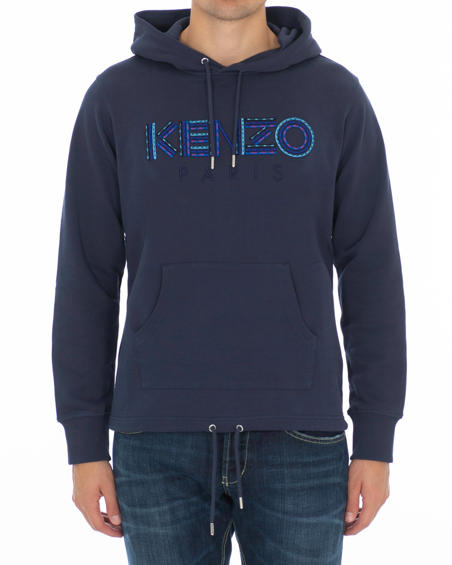 Herr | Tröjor | KENZO | Paris Cords Hoodie Navy
