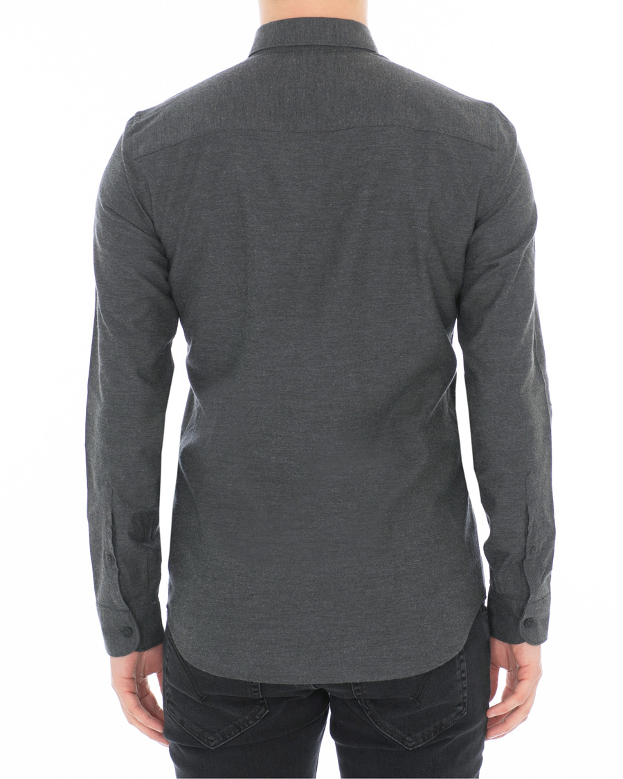 Herr | Skjortor | KENZO | Slim Fit Urban Flannel Shirt Grey
