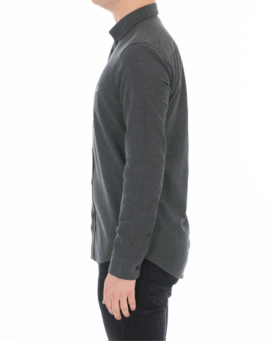 Herr | Skjortor | KENZO | Slim Fit Urban Flannel Shirt Grey