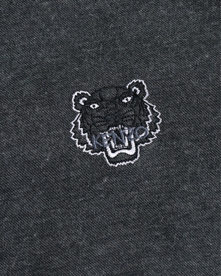 Herr | Skjortor | KENZO | Slim Fit Urban Flannel Shirt Grey