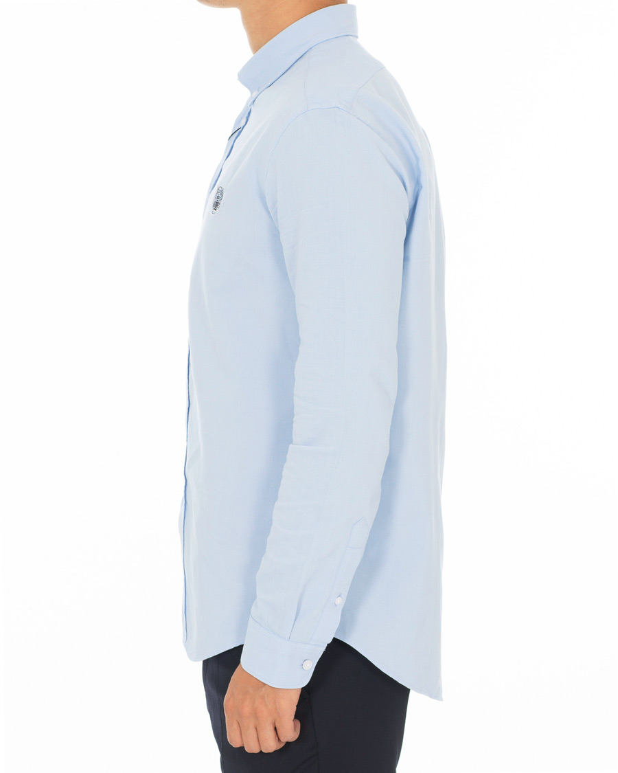 Herr | Skjortor | KENZO | Slim Fit Oxford Shirt Light Blue