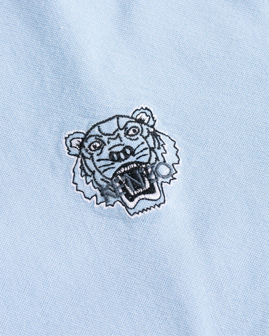 Herr | Skjortor | KENZO | Slim Fit Oxford Shirt Light Blue