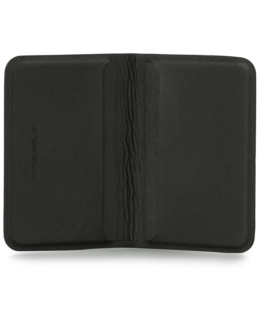 Herr | Arc'Teryx Veilance Casing Card Laminated Leather Wallet Black | Arc'teryx Veilance | Casing Card Laminated Leather Wallet Black