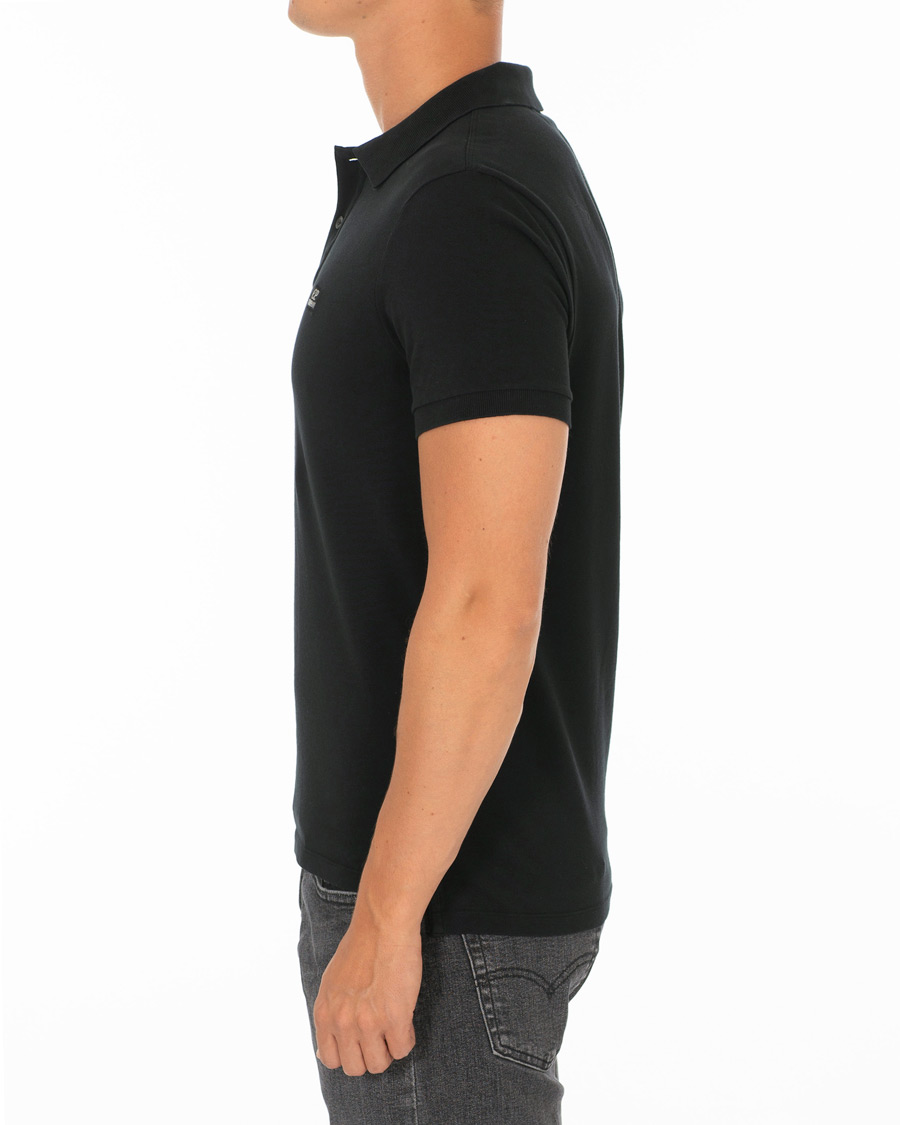 Herr | Pikéer | C.P. Company | Short Sleeve Logo Polo Shirt Black