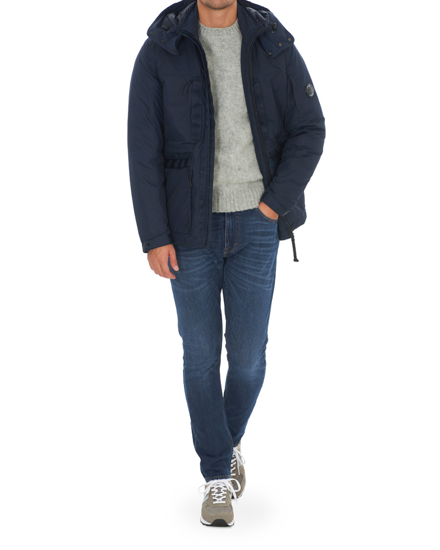 Herr | Jackor | C.P. Company | Micro M Water Resistant Padded Jacket Navy