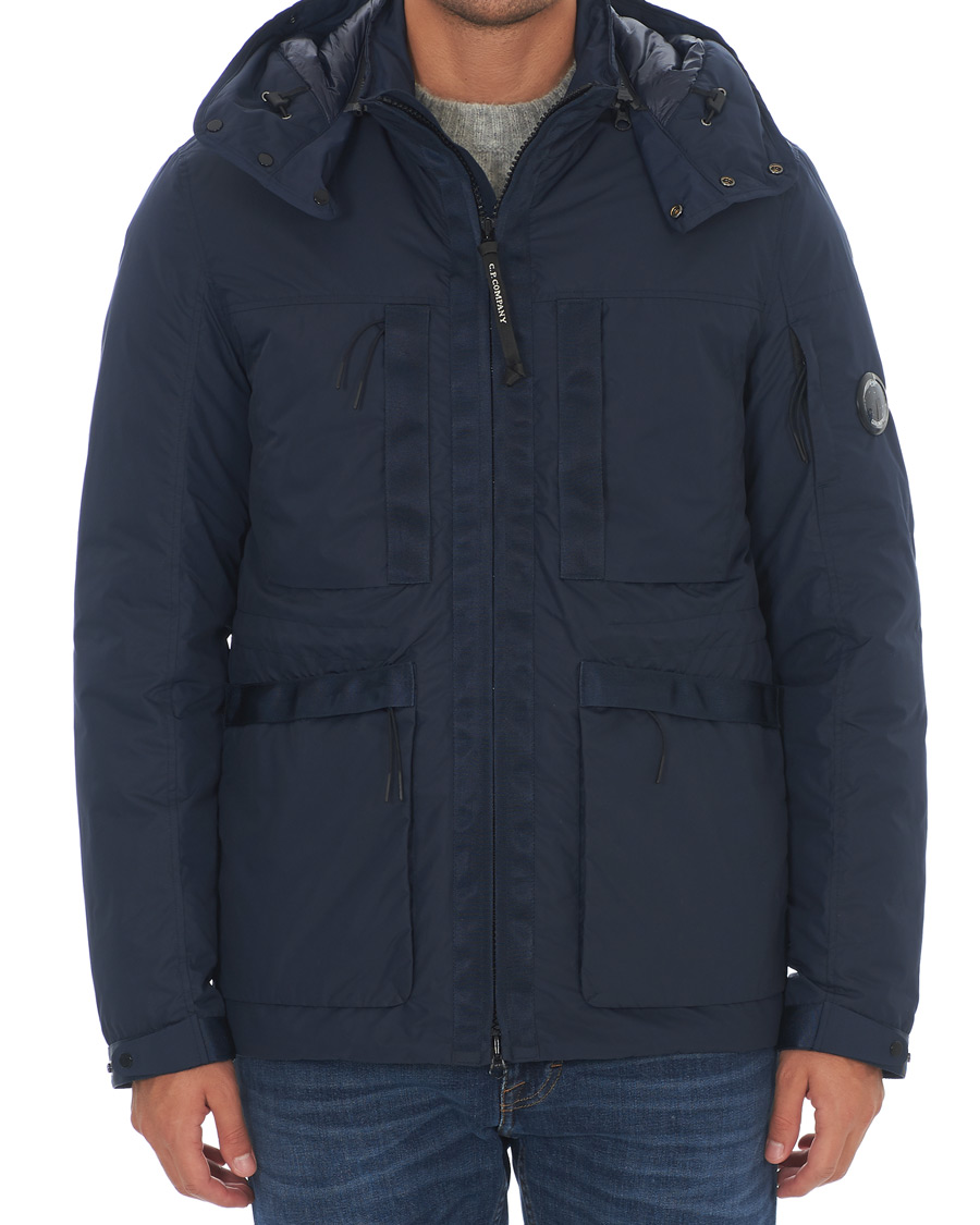Herr | Jackor | C.P. Company | Micro M Water Resistant Padded Jacket Navy