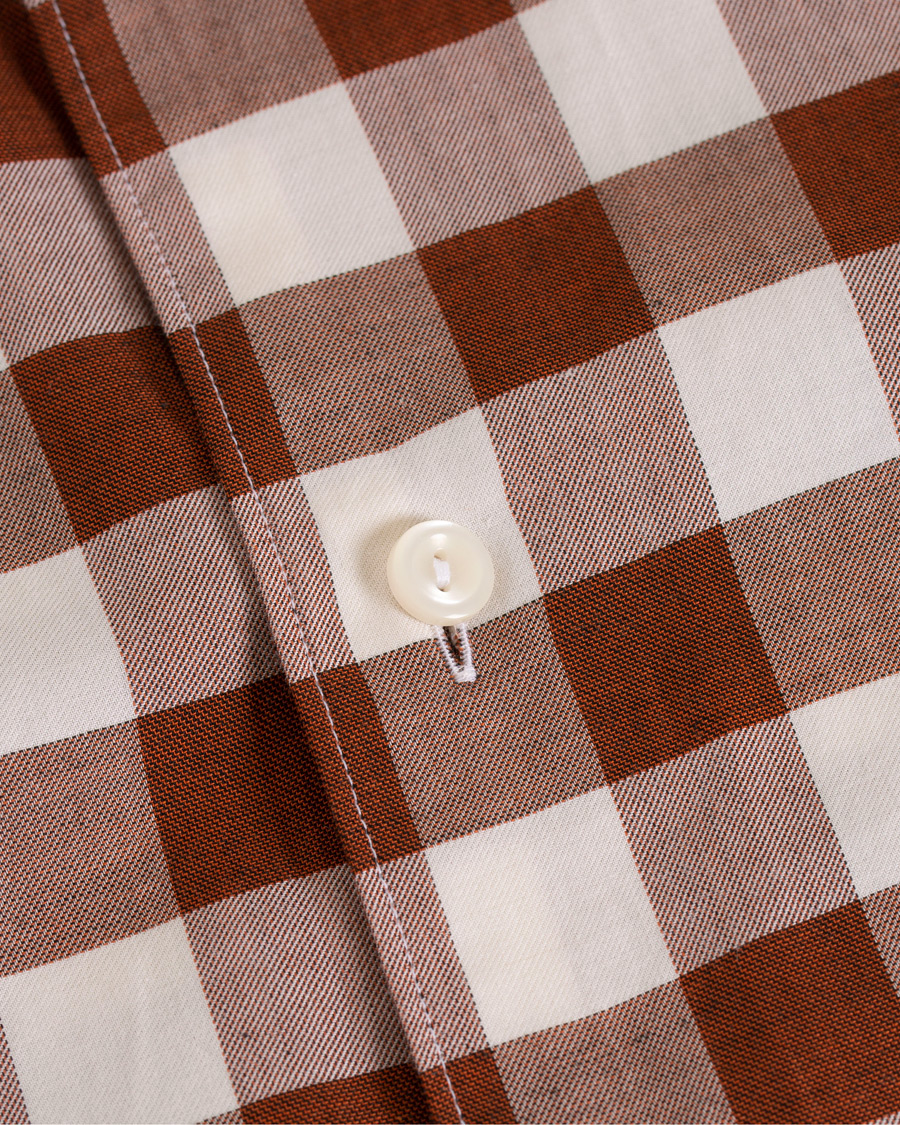 Herr | Skjortor | Eton | Slim Fit Twill Button Under Shirt Red/White